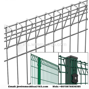 Welded Mesh Panel Panel Pagar Rolltop